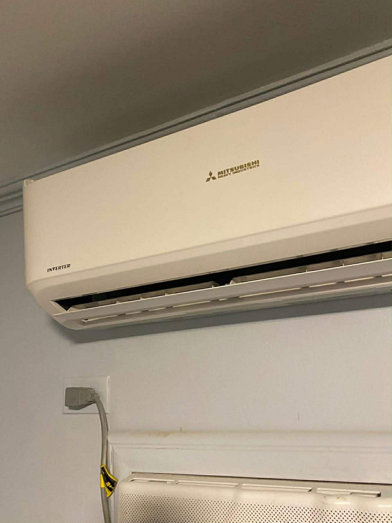 Mitsubishi unit installed